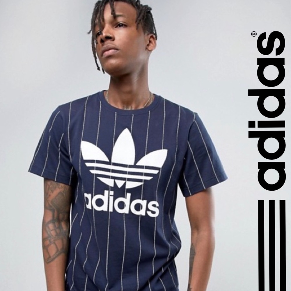 Adidas Originals Tokyo Pack Pinstripe T-Shirt